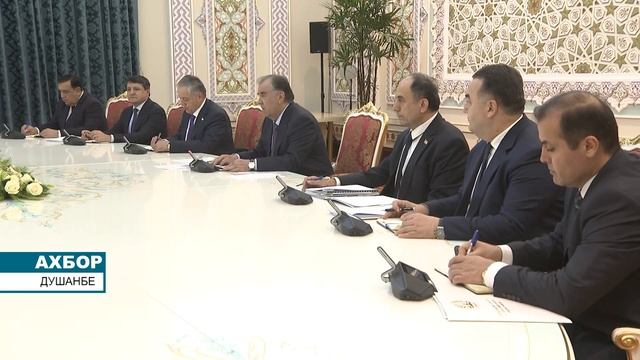встреча Президента Таджикистана и Премьер-министра Узбекистана смотреть онлайн