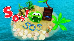 Ам Ням на НЕОБИТАЕМОМ ОСТРОВЕ посылает сигнал SOS! Видео про игрушки для детей