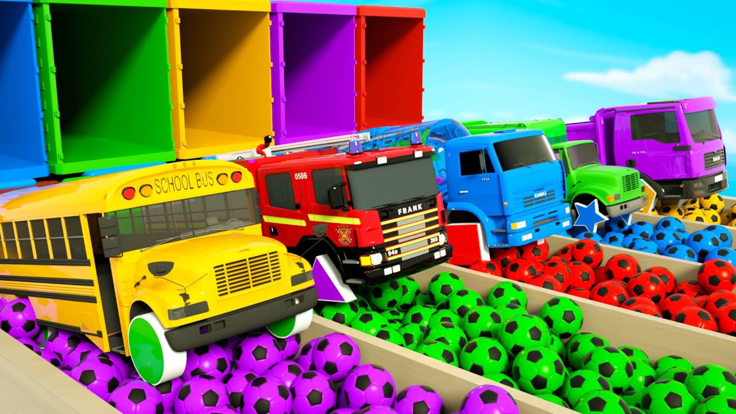 Колеса в форме футбольного мяча - Детские песенки смотреть онлайн