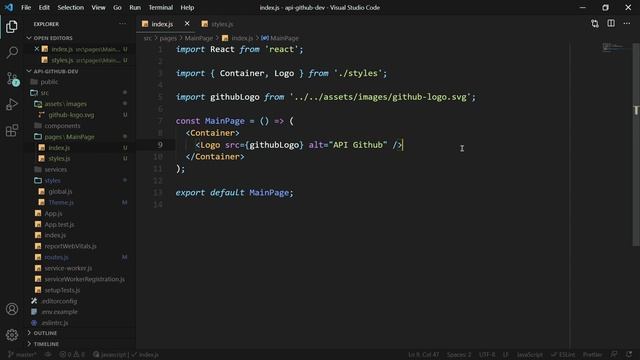 React Native - API Github - 0201 - Criando a tela inicial смотреть онлайн