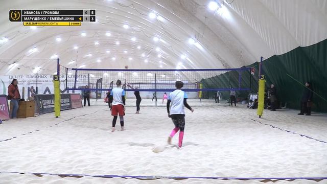 Финал: Иванова / Громова VS Марущенко / Емельяшина | WOMEN LIGHT A - 14.01.2024 смотреть онлайн