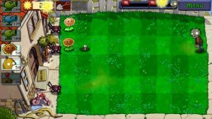 Играю в зомби против растений