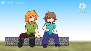 АЛЕКС ВЛЮБИЛСЯ СО СТИВОМ МАЙНКРАФТ АНИМЕ РУССКАЯ ОЗВУЧКА (КРИНЖ)