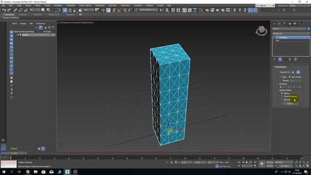 3ds Max 2018 - Ders 29 Modifiers Taper - Tessellate - TurboSmoth - MeshSmooth Kullanımı смотреть онлайн