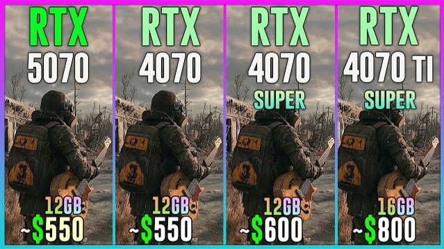 RTX 5070 vs RTX 4070 vs RTX 4070 SUPER vs RTX 4070 TI SUPER - Test in 25 Games смотреть онлайн