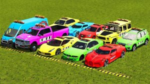 Машинки летают и прыгают! Развивающие мультики Машины помощники. Мультфильмы про машинки