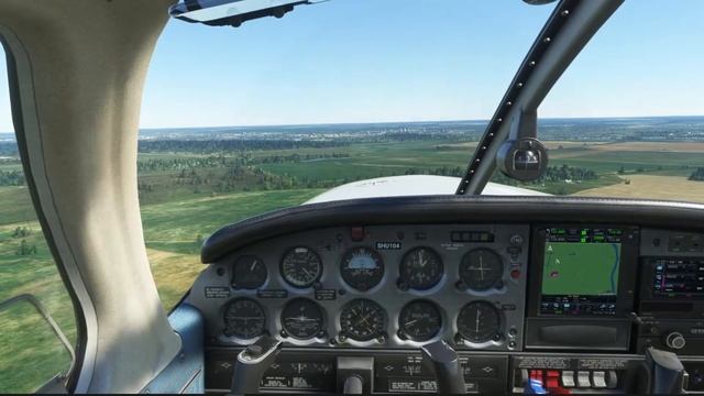 Piper 28 Turbo Arrow III, Severka, Go-around