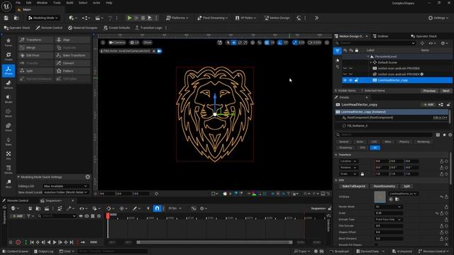 20 Unreal Engine Motion Design Tools_ Creating Complex Shapes with SVGs