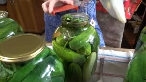 Маринованные огурцы с водкой