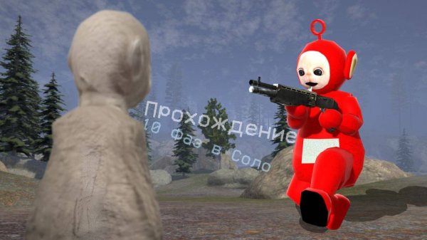 Slendytubbies 3 Multiplayer - Прохождение 10 Волн В соло Ране Без Коментариев