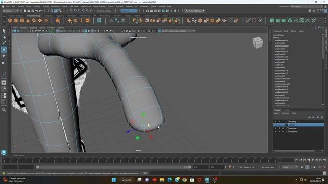 Character Modeling cA Palms and Fingers pt02 смотреть онлайн