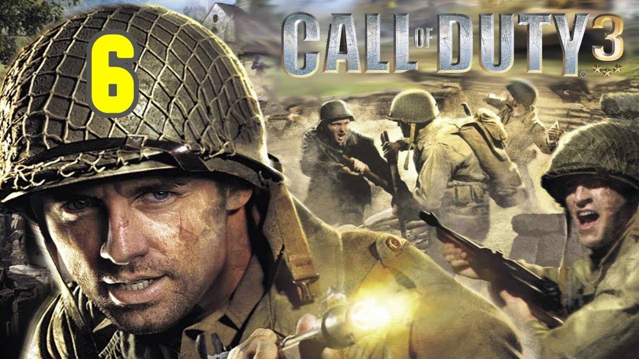 Прохождение Call of Duty 3 #6 (Fuel Plant)