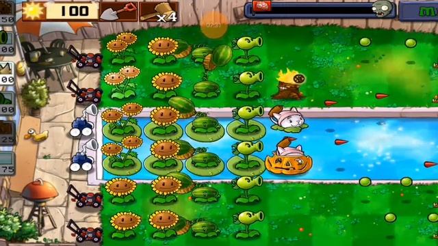 Растения против Зомби Выживание бассейн смотреть онлайн