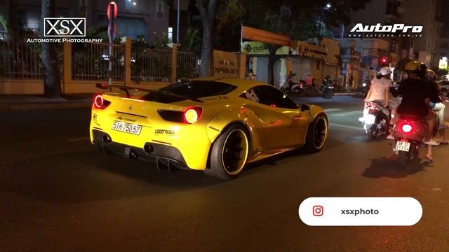 Ferrari 488 GTB độ Liberty Walk độc nhất Việt Nam của doanh nhân kinh doanh online đổi màu | XSX смотреть онлайн
