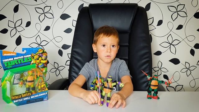 Игрушки Черепашки Ниндзя: обзор и распаковка от Тим Тимыча смотреть онлайн