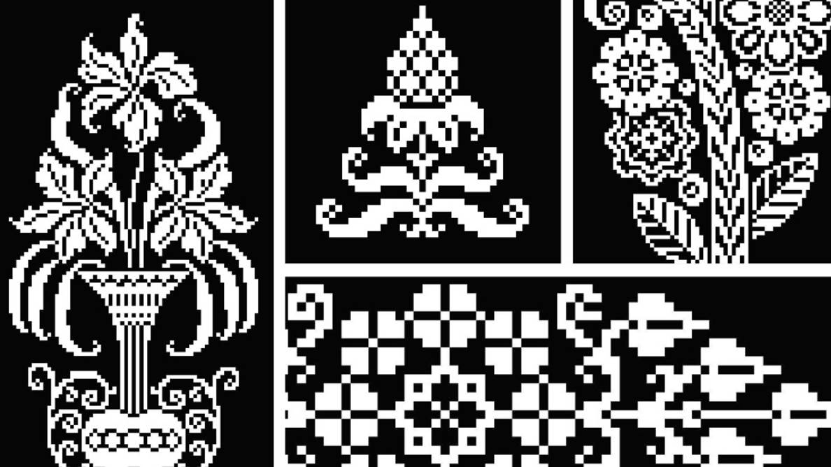 СТАРИННЫЕ СХЕМЫ. Art Deco (Арт-деко) и неоклассицизм. Рукоделие, вышивка, вязание. Подборка №125. смотреть онлайн