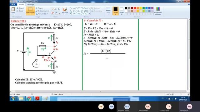 les transistors bipolaires exercice avec correction смотреть онлайн