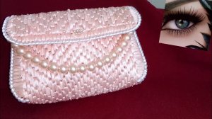 обзор новой сумочки на пластиковой канве