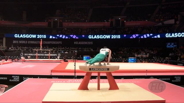 SMITH Andrew (IRL) - 2015 Artistic Worlds - Qualifications Pommel Horse