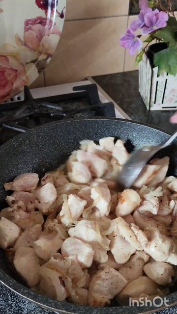 спагетти с куриной грудкой смотреть онлайн