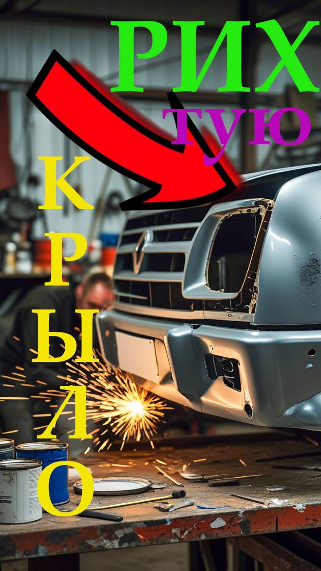 Рихтовка переднего крыла рено дастер