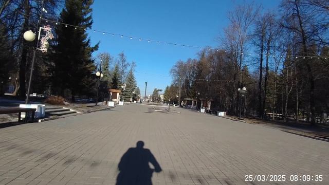 Бульвар и парк в Йошкар-Ола март 2025 смотреть онлайн