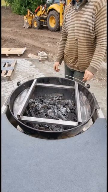 Вставка на барбекю под мангал #shorts смотреть онлайн