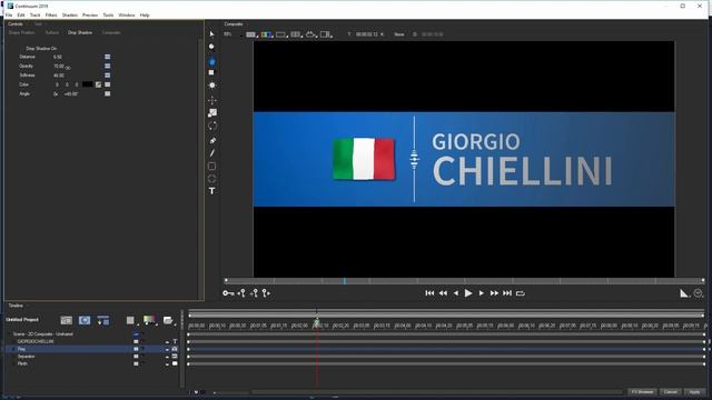 Boris FX Continuum Title Studio | Sports Graphics 08 | Animating An Info Strap
