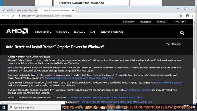 Download AMD Driver on Windows 10/8/7 смотреть онлайн