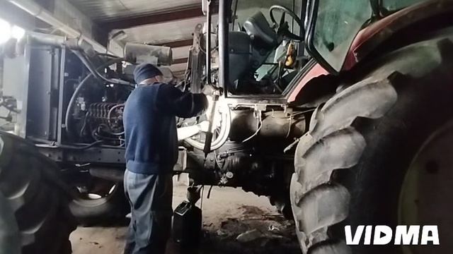 снятие кабины на МТЗ-2022 смотреть онлайн