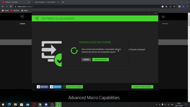 COMO INSTALAR RAZER SYNAPSE 3 - 2022 TUTORIAL смотреть онлайн