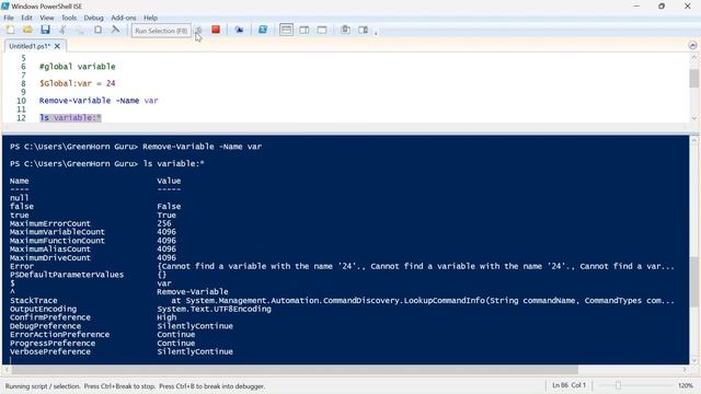 8. Powershell - Variables Part 2 смотреть онлайн