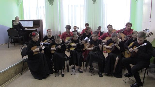 Домрово-гитарный ансамбль "Кантабиле". ДЦМШ г. Самара смотреть онлайн