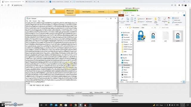 Install, generate keys, encrypt and decrypt messages with gpg4win and Kleopatra смотреть онлайн
