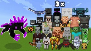 ЛУНТИК МУТАНТ ПРОТИВ МОБОВ МАЙНКРАФТ