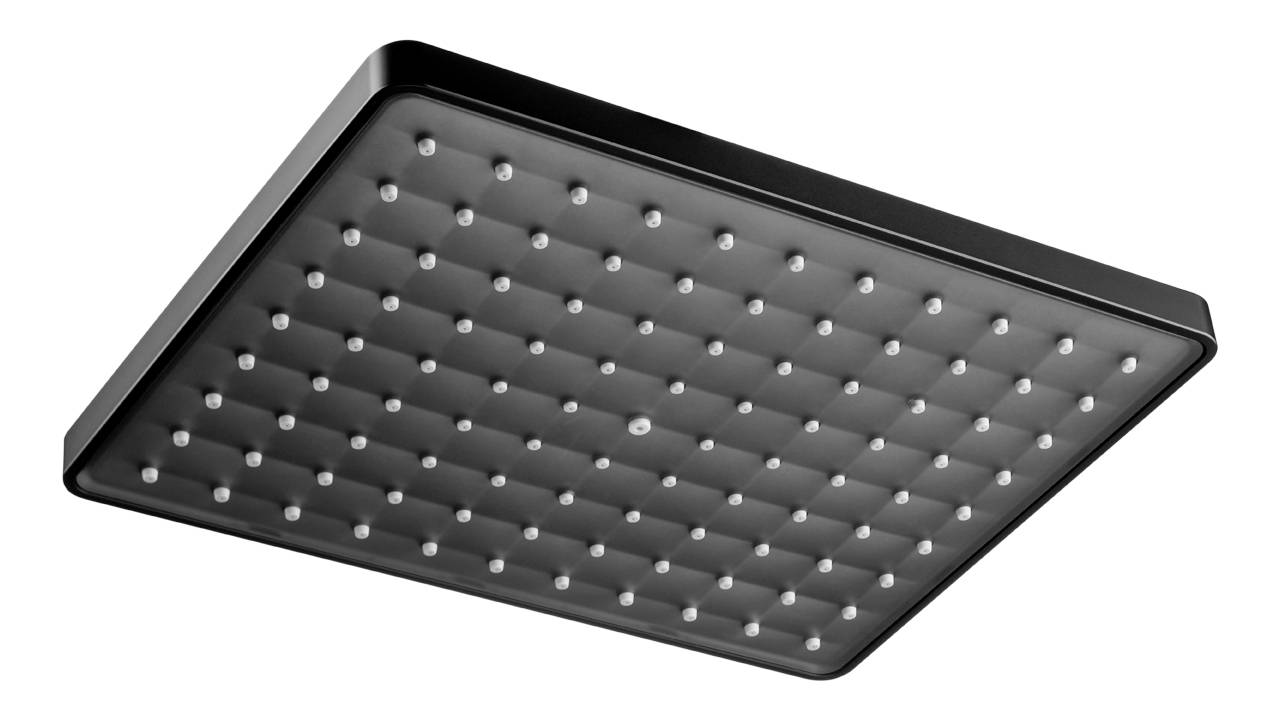 Распаковка черного верхнего душа Swedbe Hermes 5121B смотреть онлайн