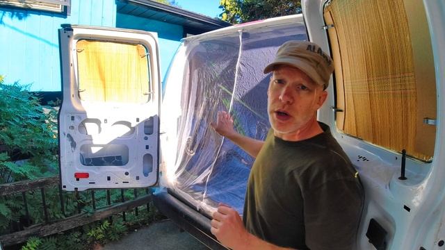 $8 DIY BUG SCREEN (DIY Mosquito Net) with NEODYMIUM MAGNETS for Doors & Windows of Camper Vans & RV смотреть онлайн