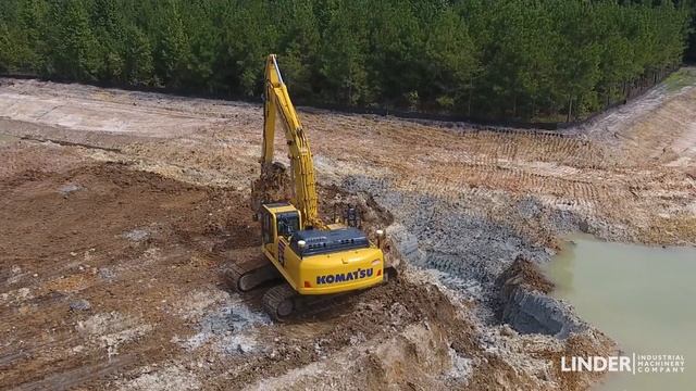 Linder Industrial Machinery - Landmark Construction - Komatsu PC390LC Excavator смотреть онлайн