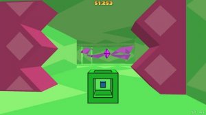 3Д в игре 2Д!!!??? 3Dash 100% Платформер уровень 9* |Geometry Dash| [VoidiK]