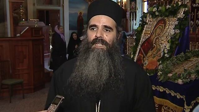 Прибытие Страстной иконы Божией Матери в Крестовоздвиженский монастырь. 27 09 13  Ролик ТК 
