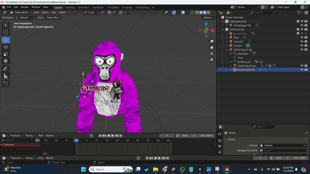 How To Make Gorilla Tag Blender Thumbnails!