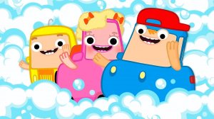 Автосемейка Вилзи — Бруми и Вруми помыли пол маслом!  Весёлые мультики для детей