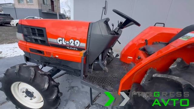 Купить Японский минитрактор Kubota GL-29 (обзор трактора с фрезой) смотреть онлайн