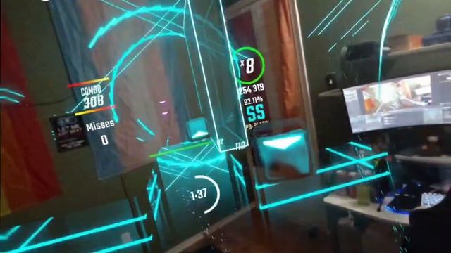 Mixed Reality: Beat Saber (Quest 3)
