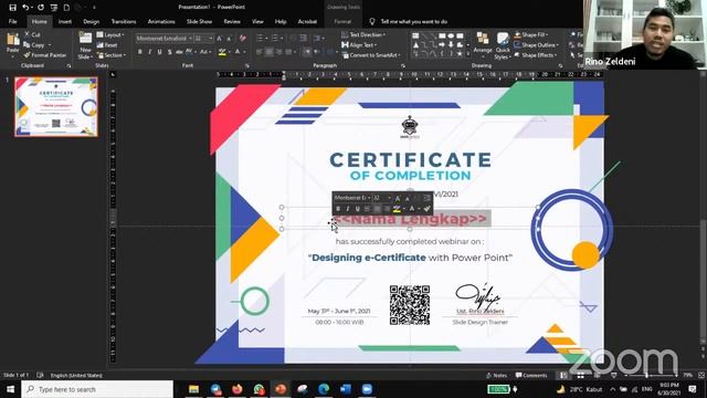 Webinar Jagodesain : Bongkar Rahasia Desain Sertifikat dengan Power Point смотреть онлайн