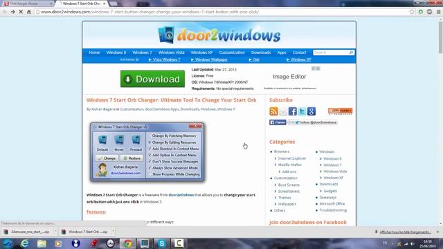 [TUTO] changer son logo demarer sur windows 7 смотреть онлайн