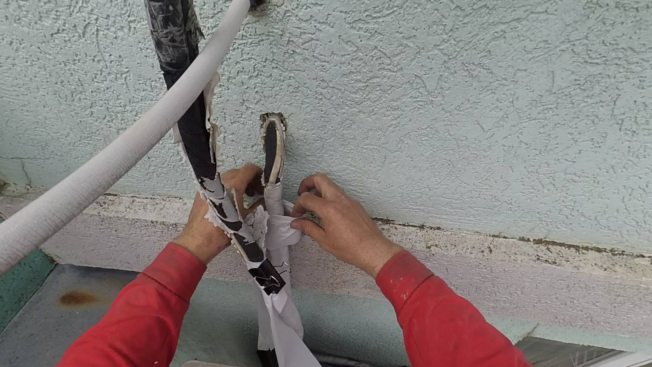 Тефлоновая лента! мотаем тефлоновую ленту на фреон канал кондиционера