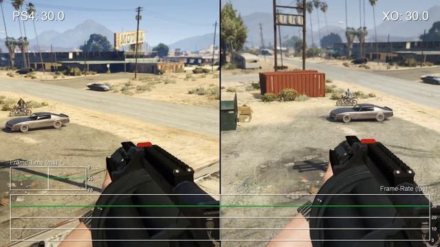 Grand Theft Auto 5: First Person View Frame-Rate Test смотреть онлайн