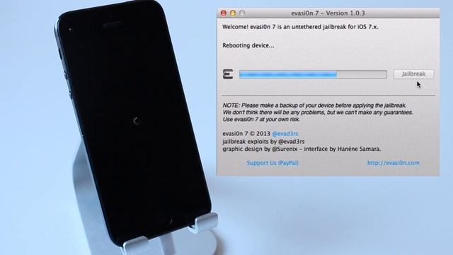 Jailbreak Untethered iOS 7.0.5 pour iPhone 5s et 5c avec Evasi0n7 смотреть онлайн