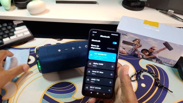Essa Caixa de Som me Surpreendeu- F9 HIT BOOM 20W IPX7 смотреть онлайн